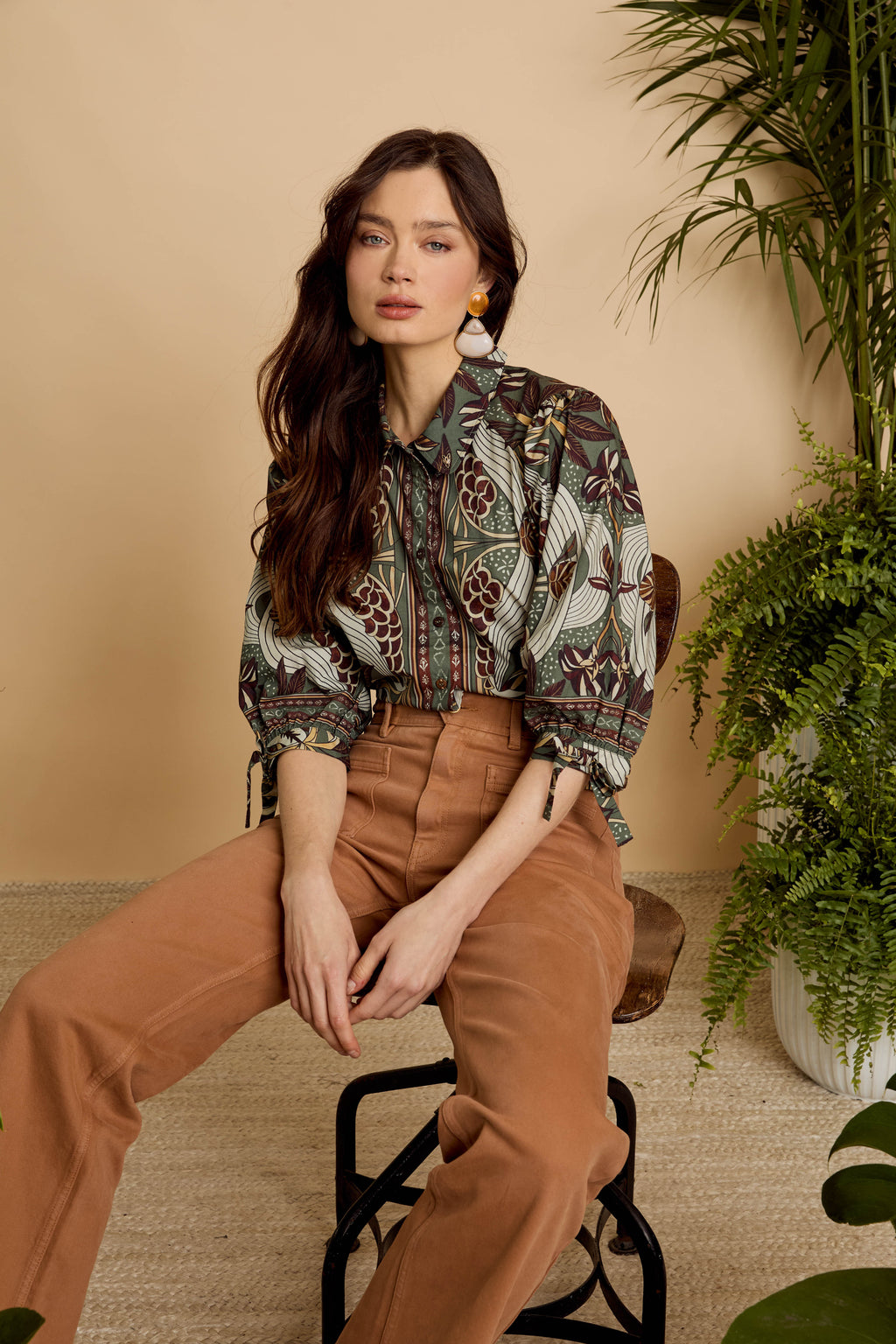 Caballero Anissa Top in Vintage Tapestry
