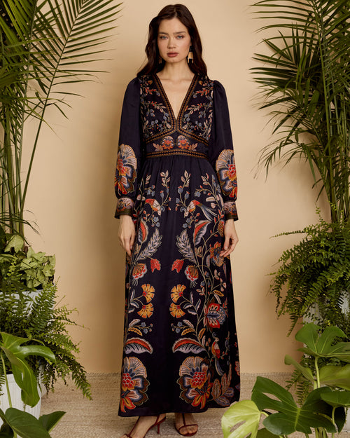 Caballero Perle Dress in Bush Paradise