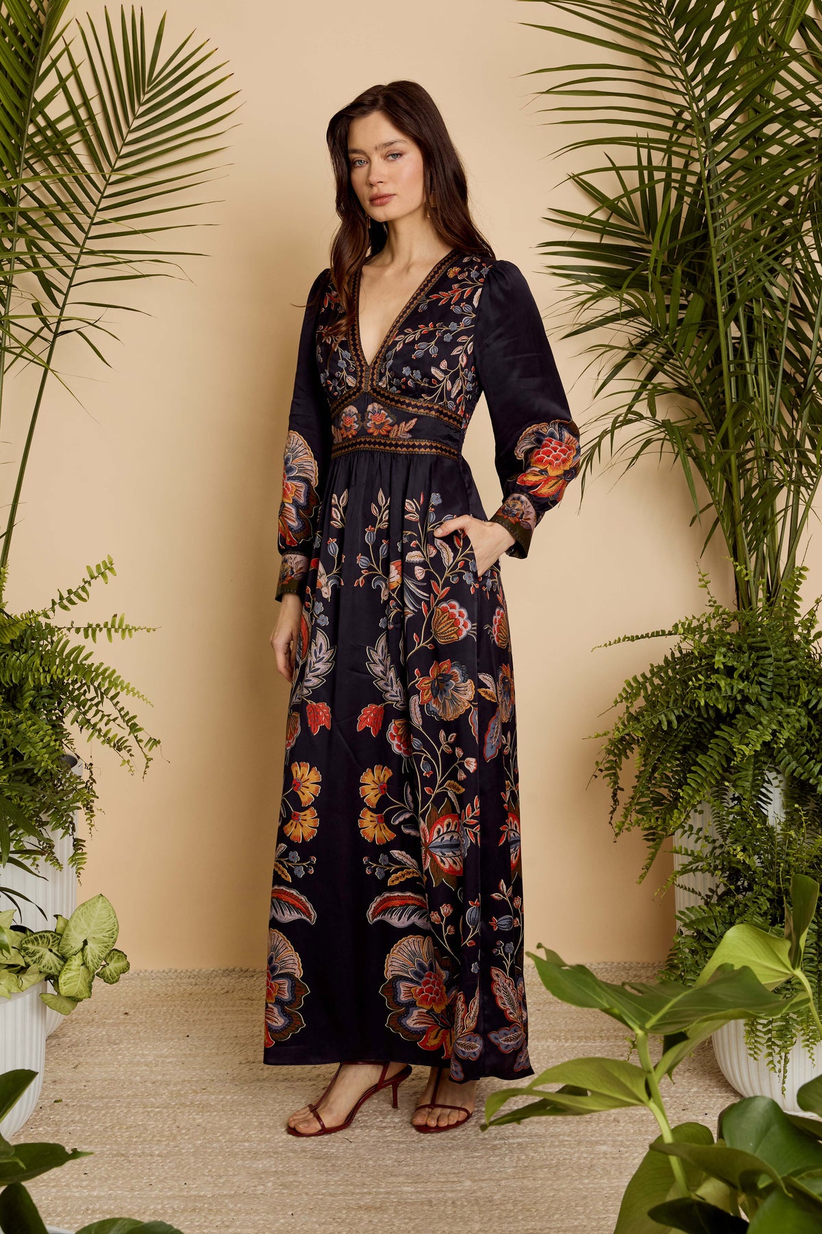 Caballero Perle Dress in Bush Paradise