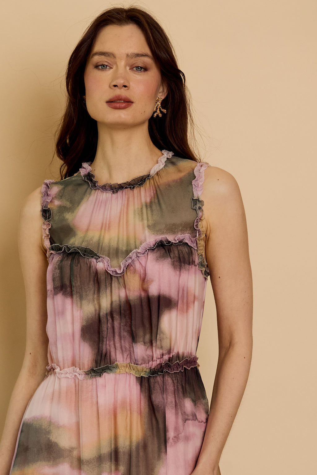 Caballero Naima Dress in Rose Grass Haze