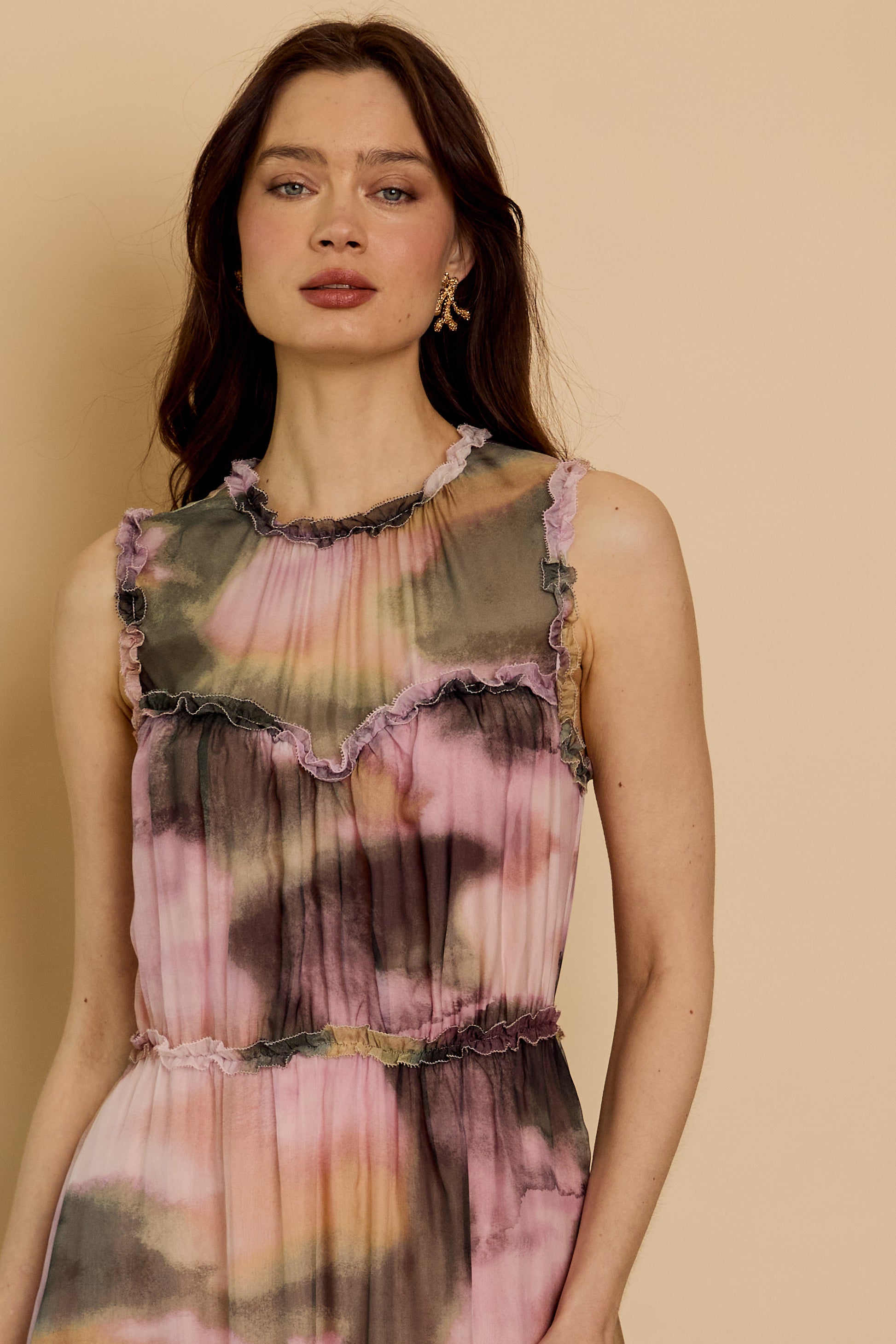 Caballero Naima Dress in Rose Grass Haze