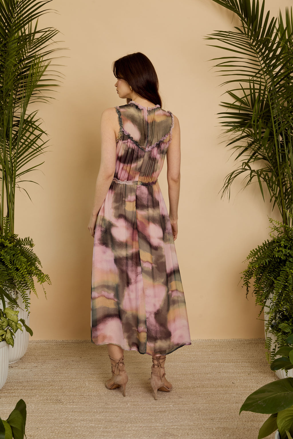Caballero Naima Dress in Rose Grass Haze