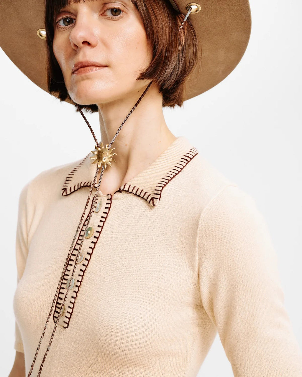 Carolina K Llora Polo in Ivory