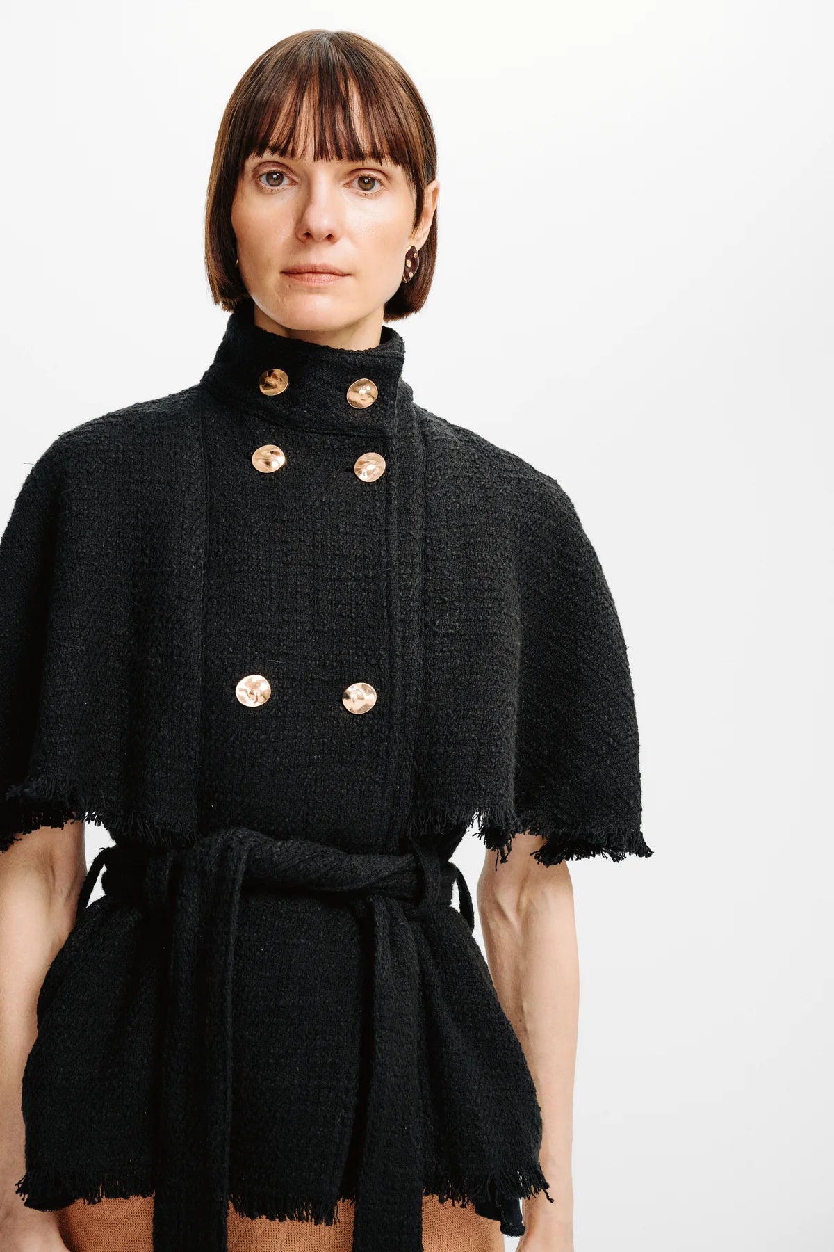 Carolina K Brio Cape in Black
