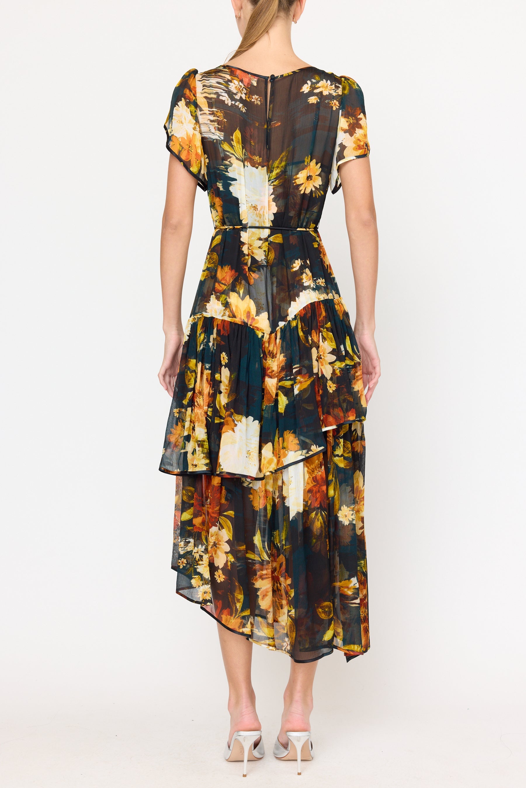 Christy Lynn Mallories Dress in Amber Glow