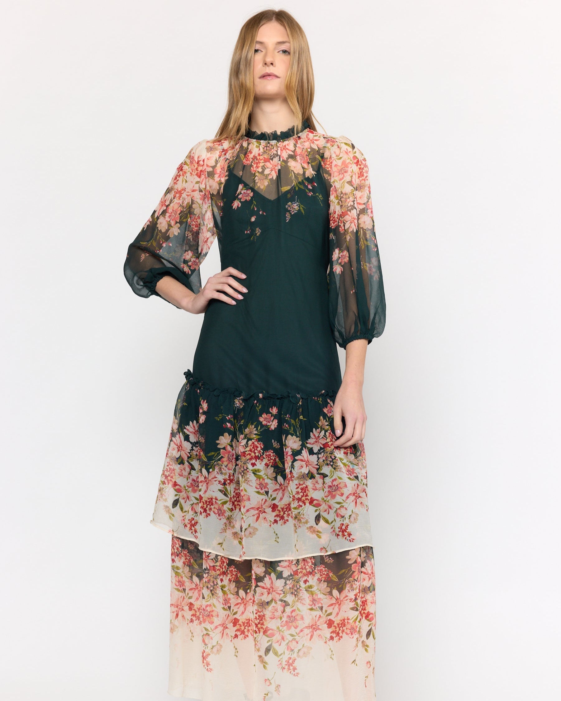Christy Lynn Linda Dress in Goldenrod