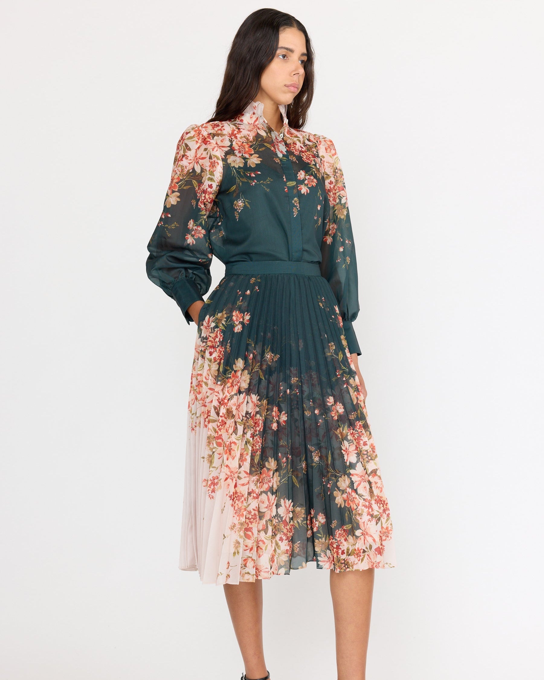 Christy Lynn Pia Skirt in Goldenrod