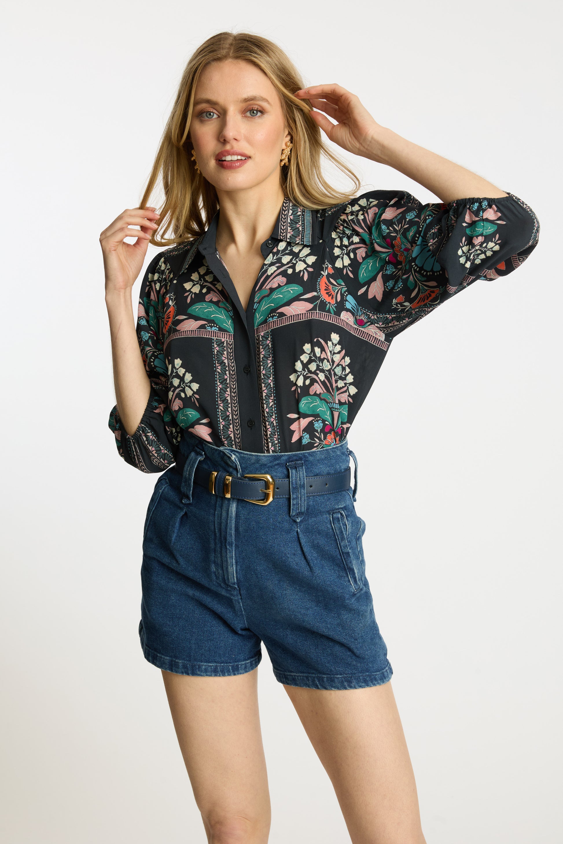 Caballero Juliette Top in Twilight Bloom