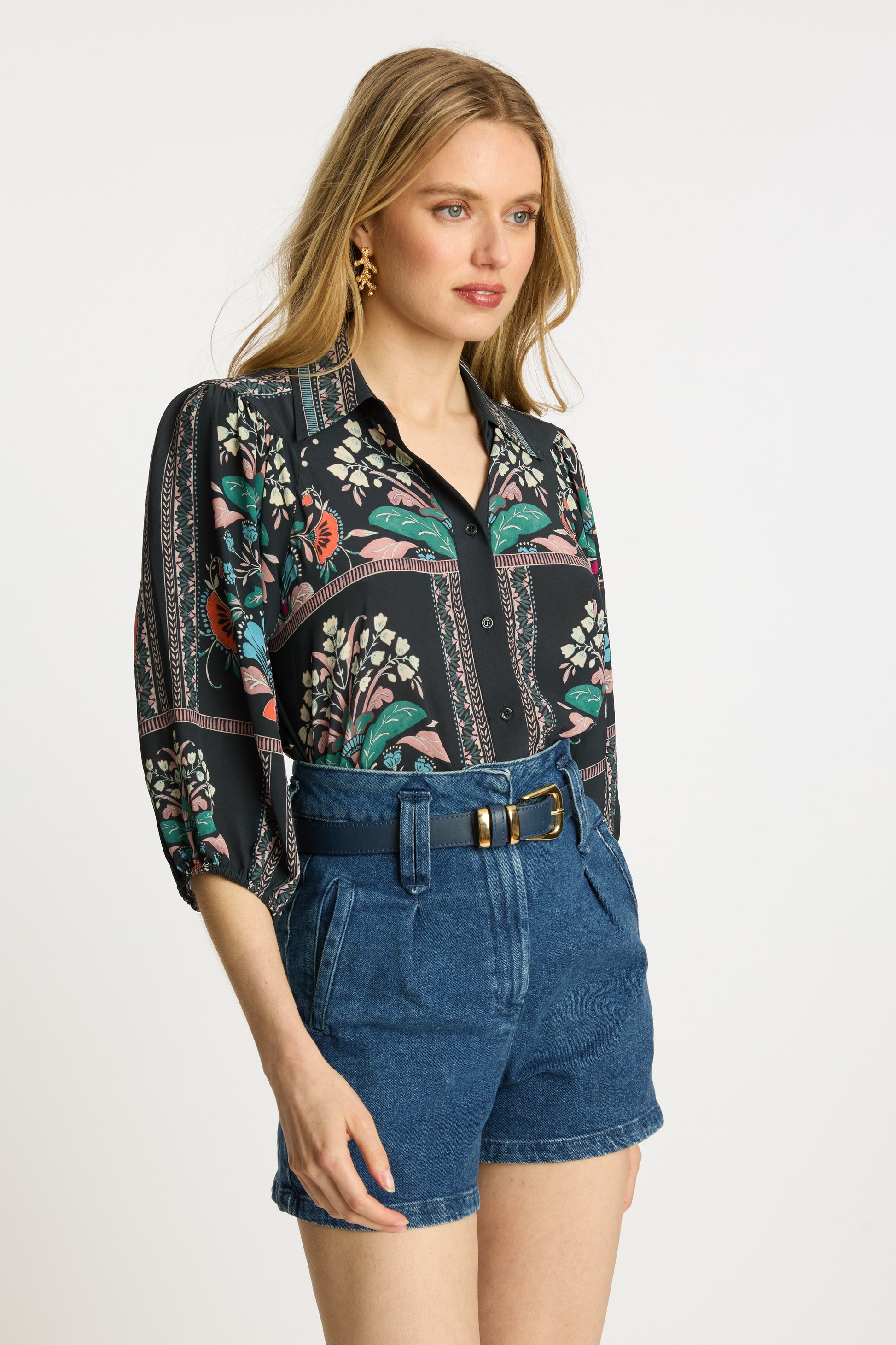 Caballero Juliette Top in Twilight Bloom