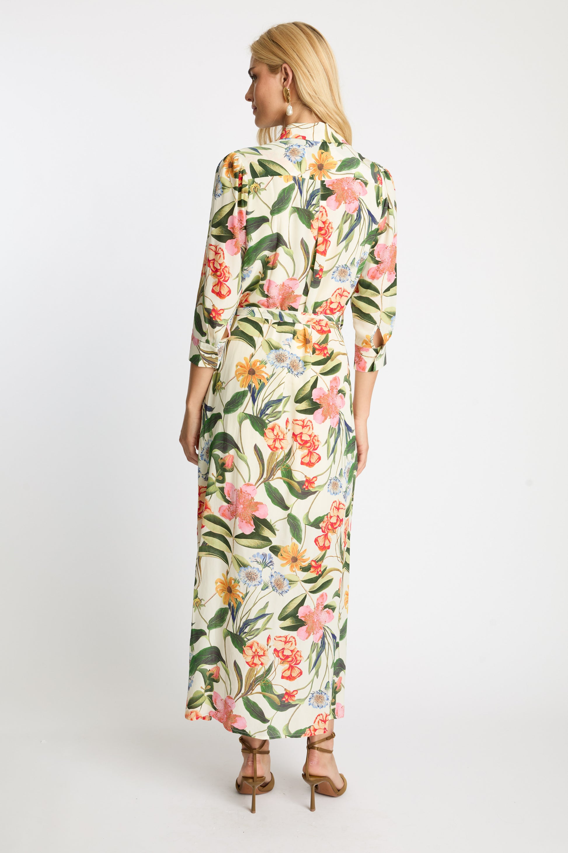 Caballero Azura Dress in Buttercream Floral