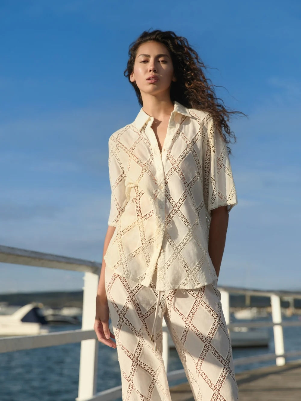 Kivari Izzy Shirt in Cream
