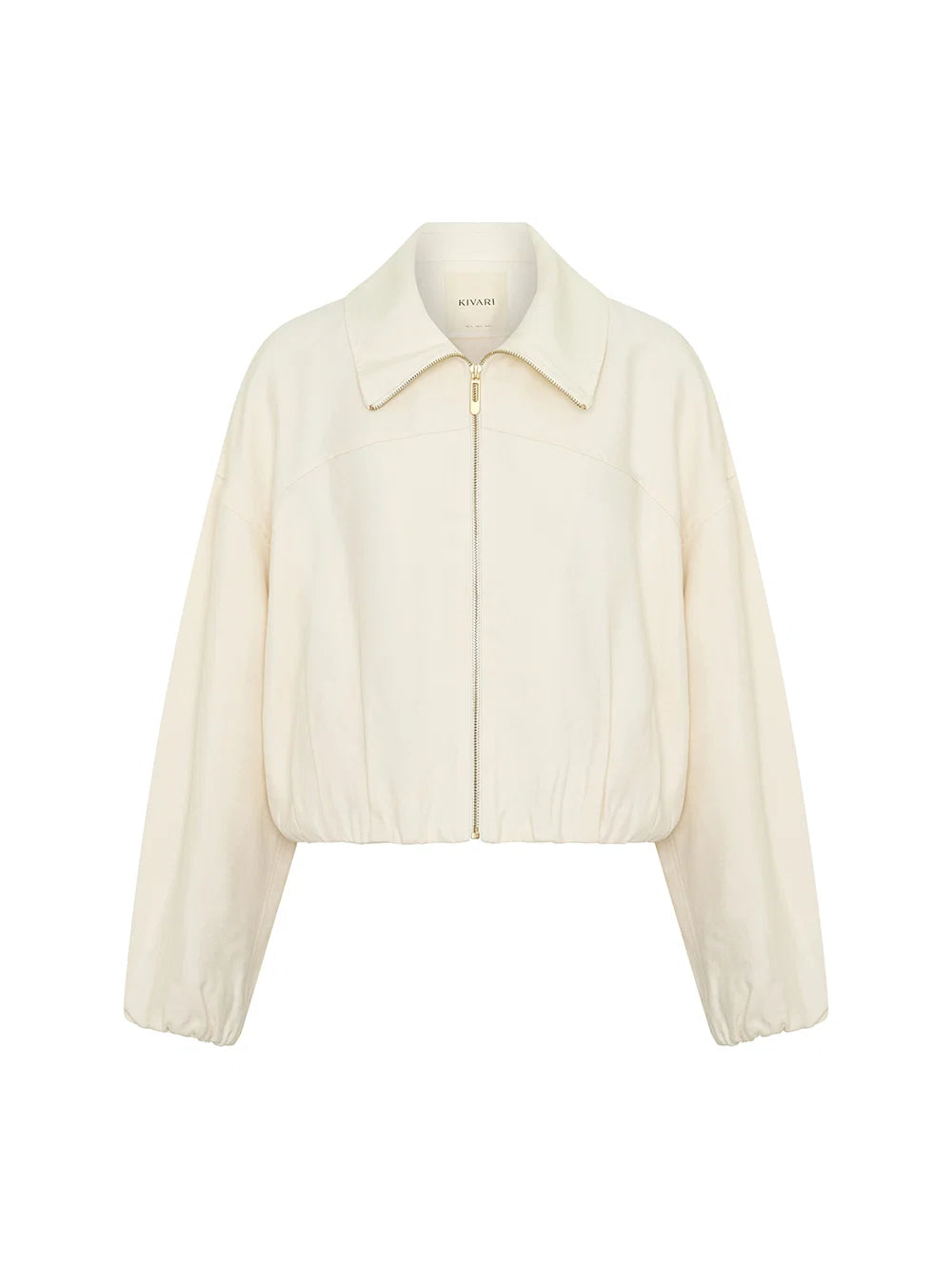 Kivari Cass Cropped Jacket in Ivory