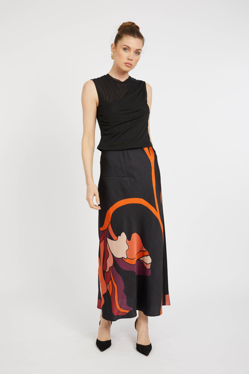 Caballero Devi Top in Black