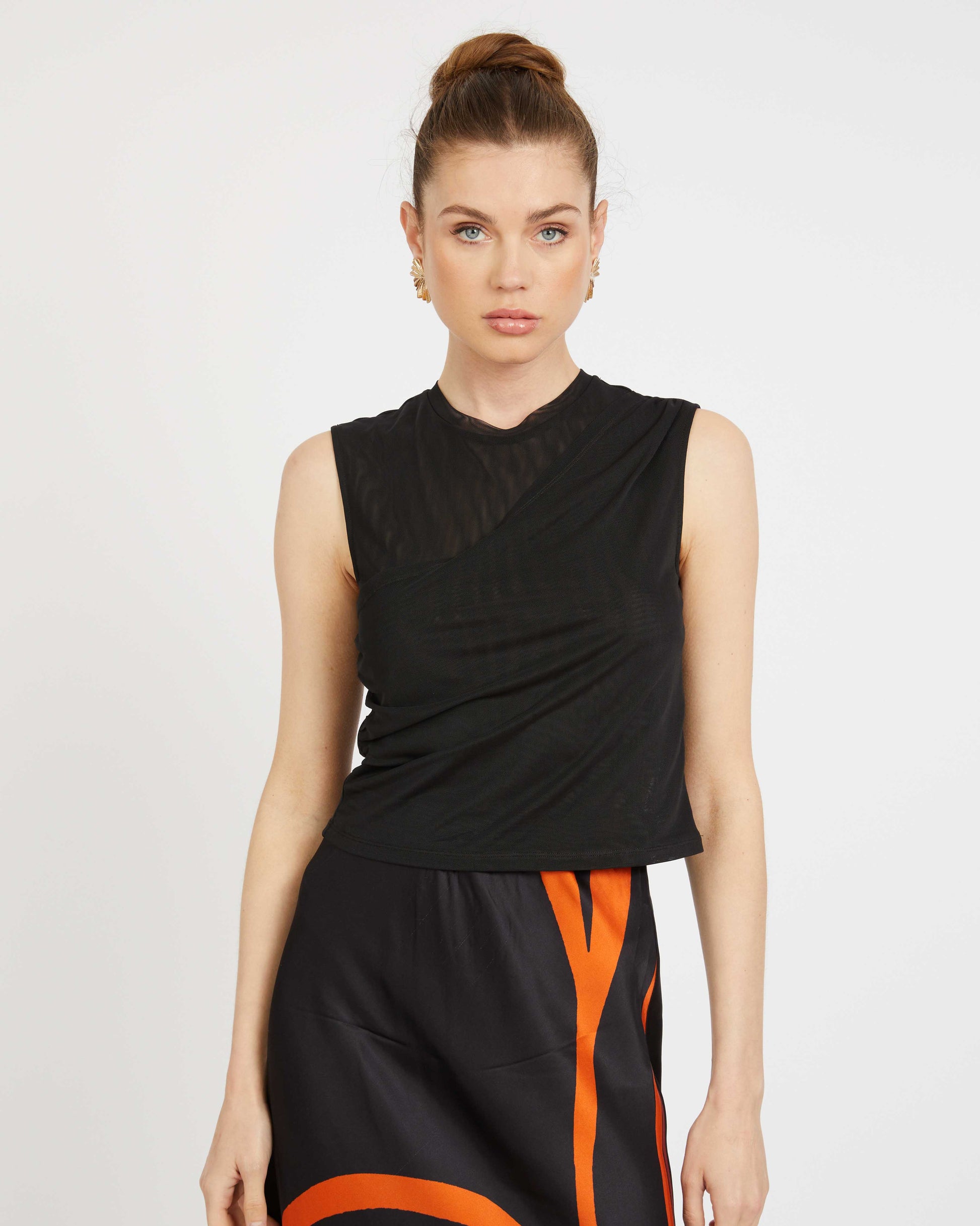 Caballero Devi Top in Black