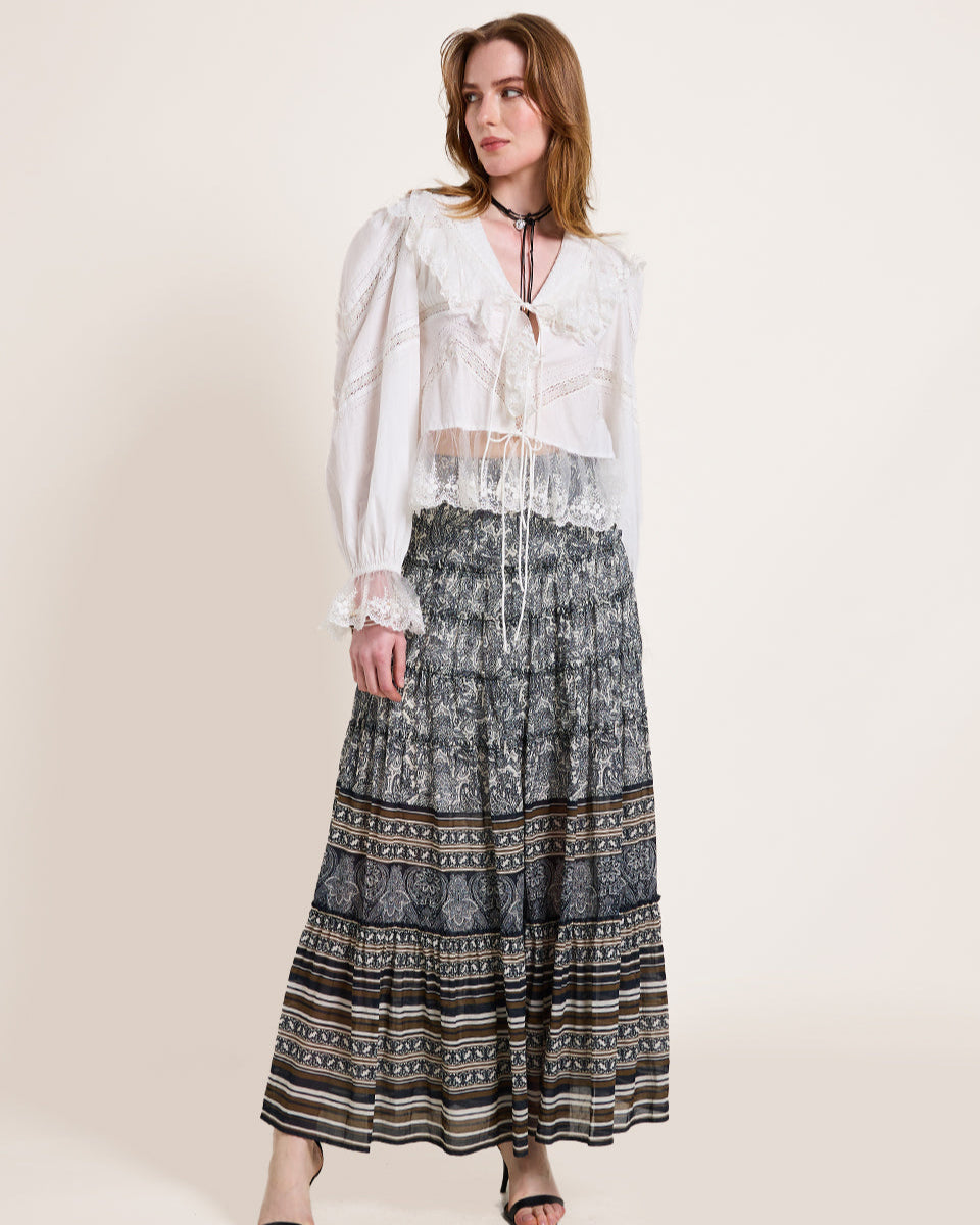 Scarlett Poppies Drift Long Skirt