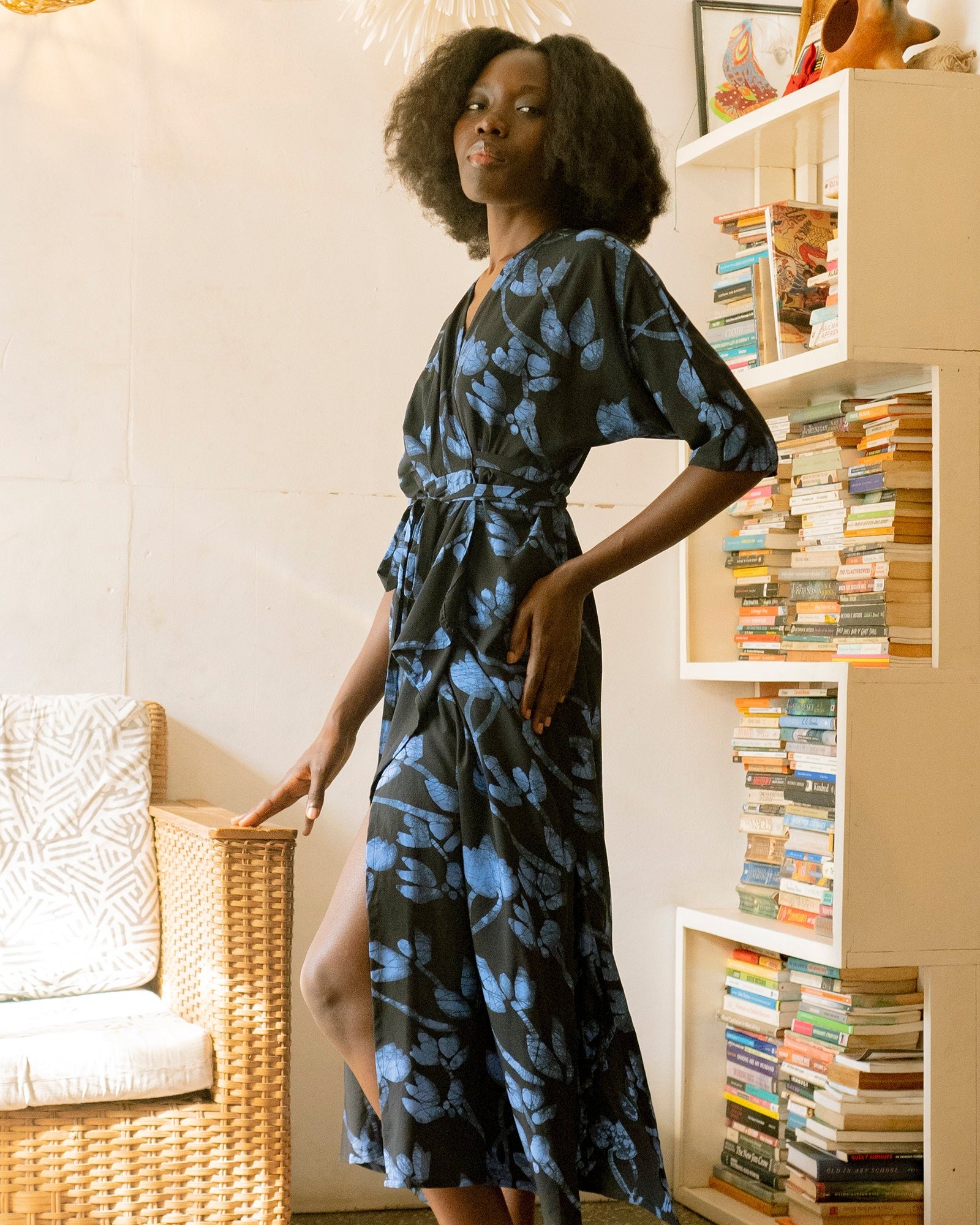 Osei Duro Letsa Dress in Night Moves