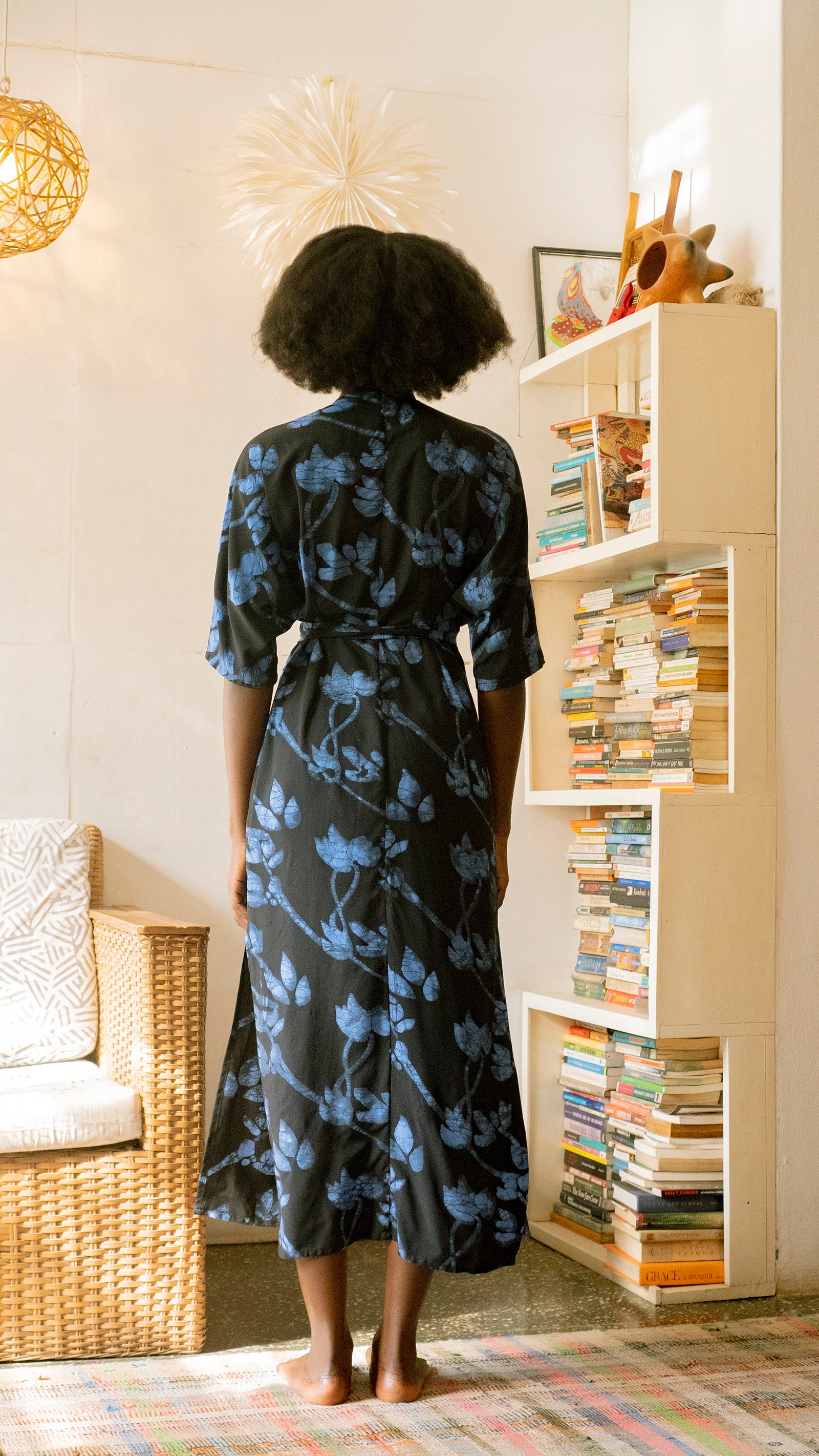 Osei Duro Letsa Dress in Night Moves