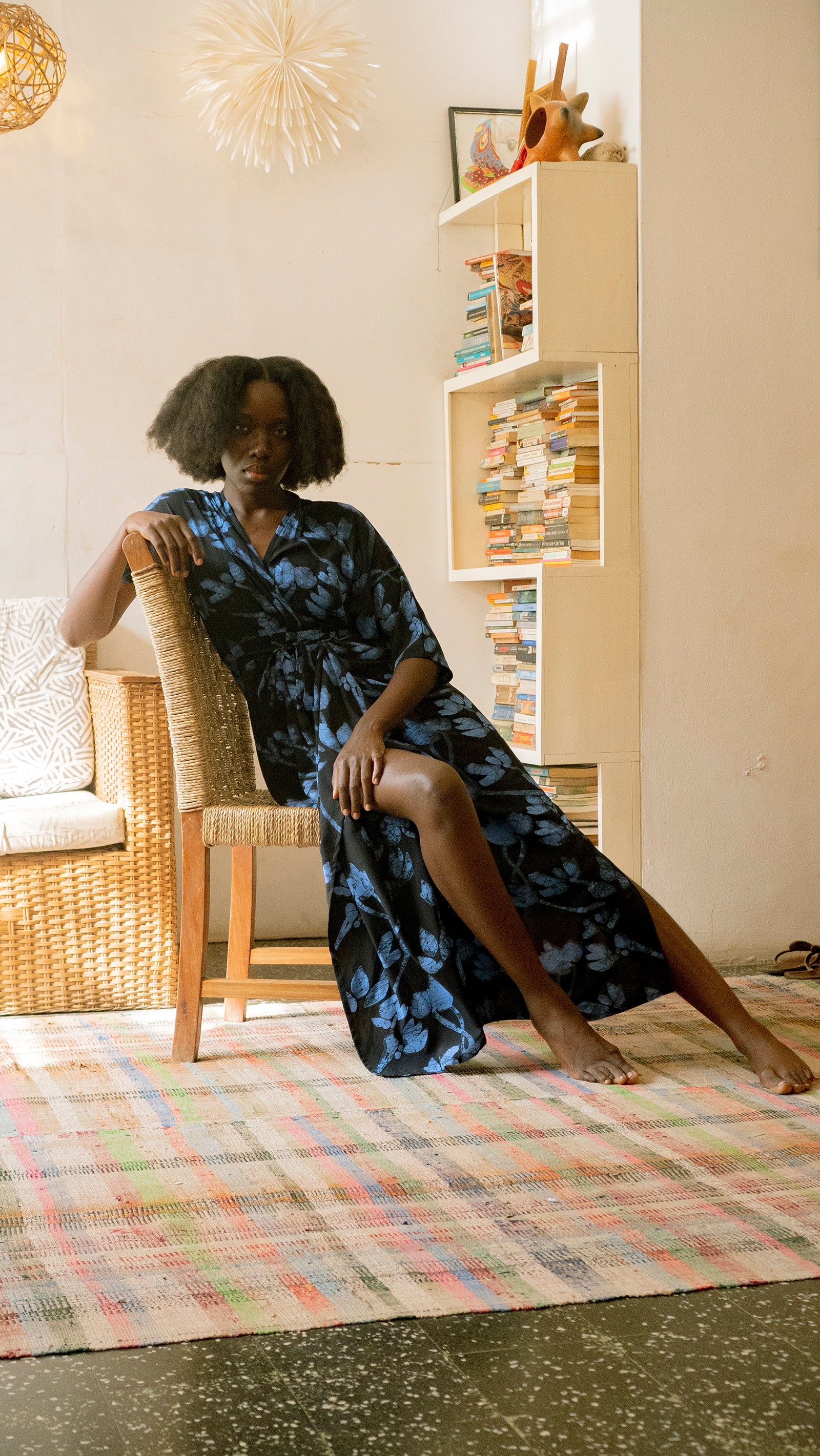 Osei Duro Letsa Dress in Night Moves