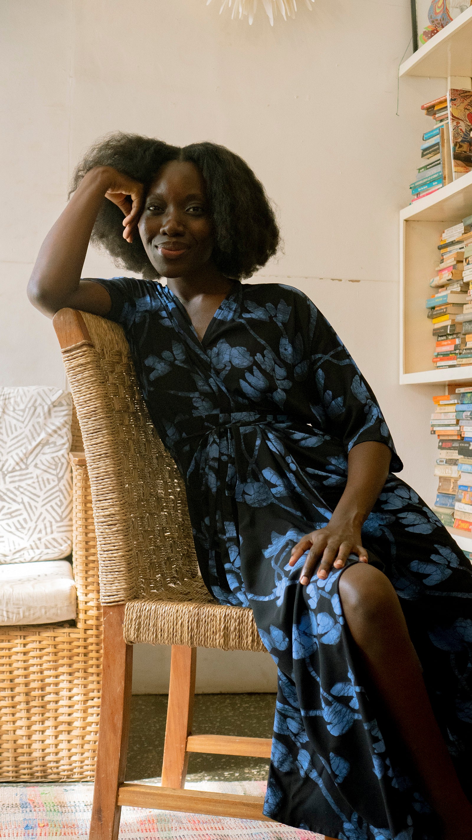 Osei Duro Letsa Dress in Night Moves