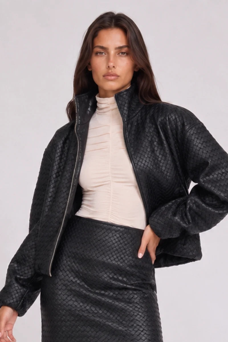 Scarlett Poppies Valentina Jacket in Onyx Black