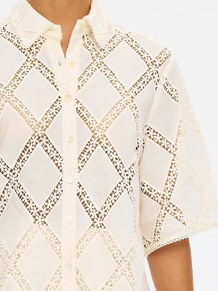 Kivari Izzy Shirt in Cream