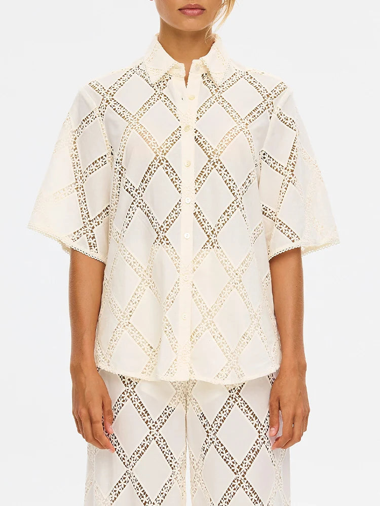 Kivari Izzy Shirt in Cream