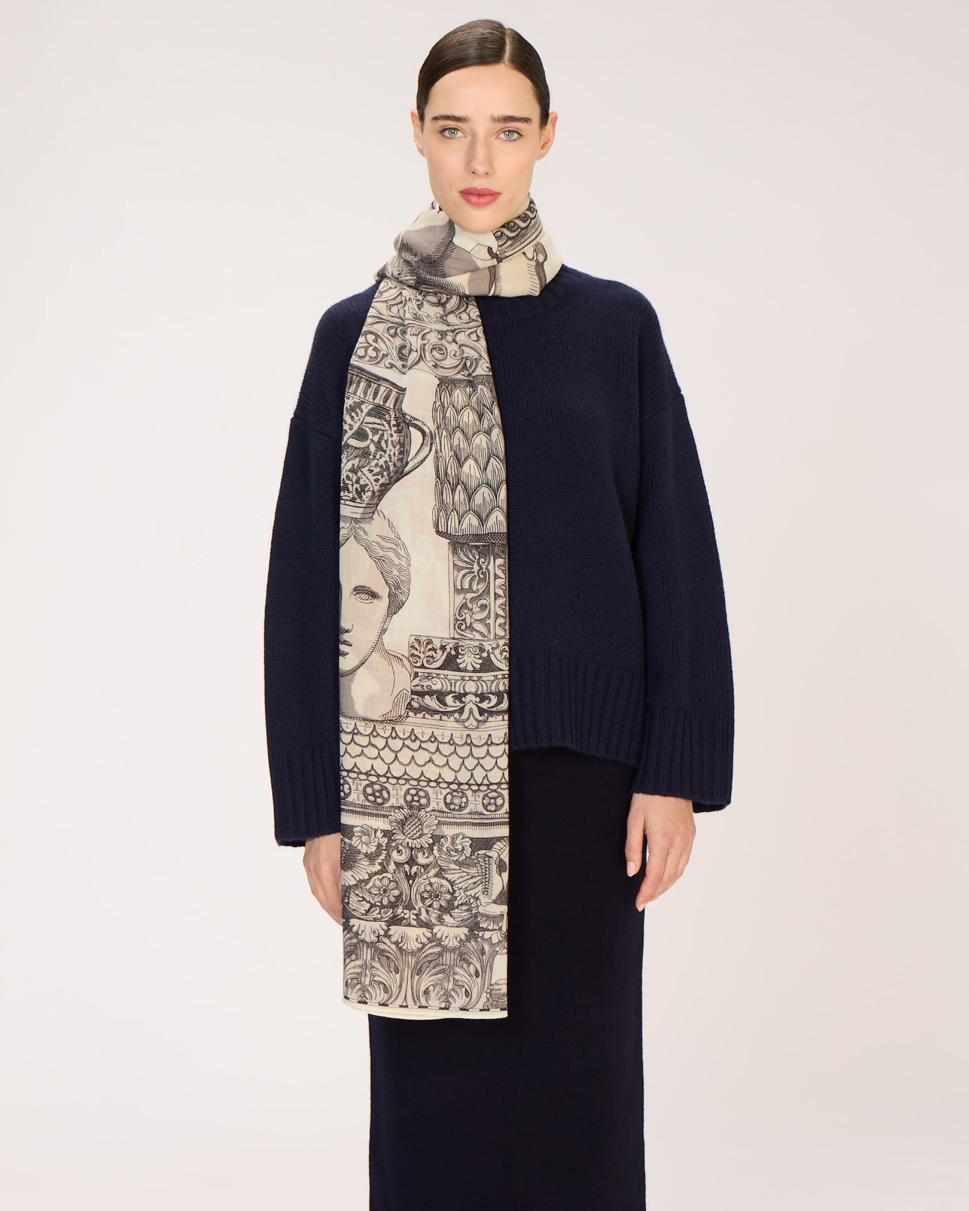 Inoui Editions Archives Scarf in White