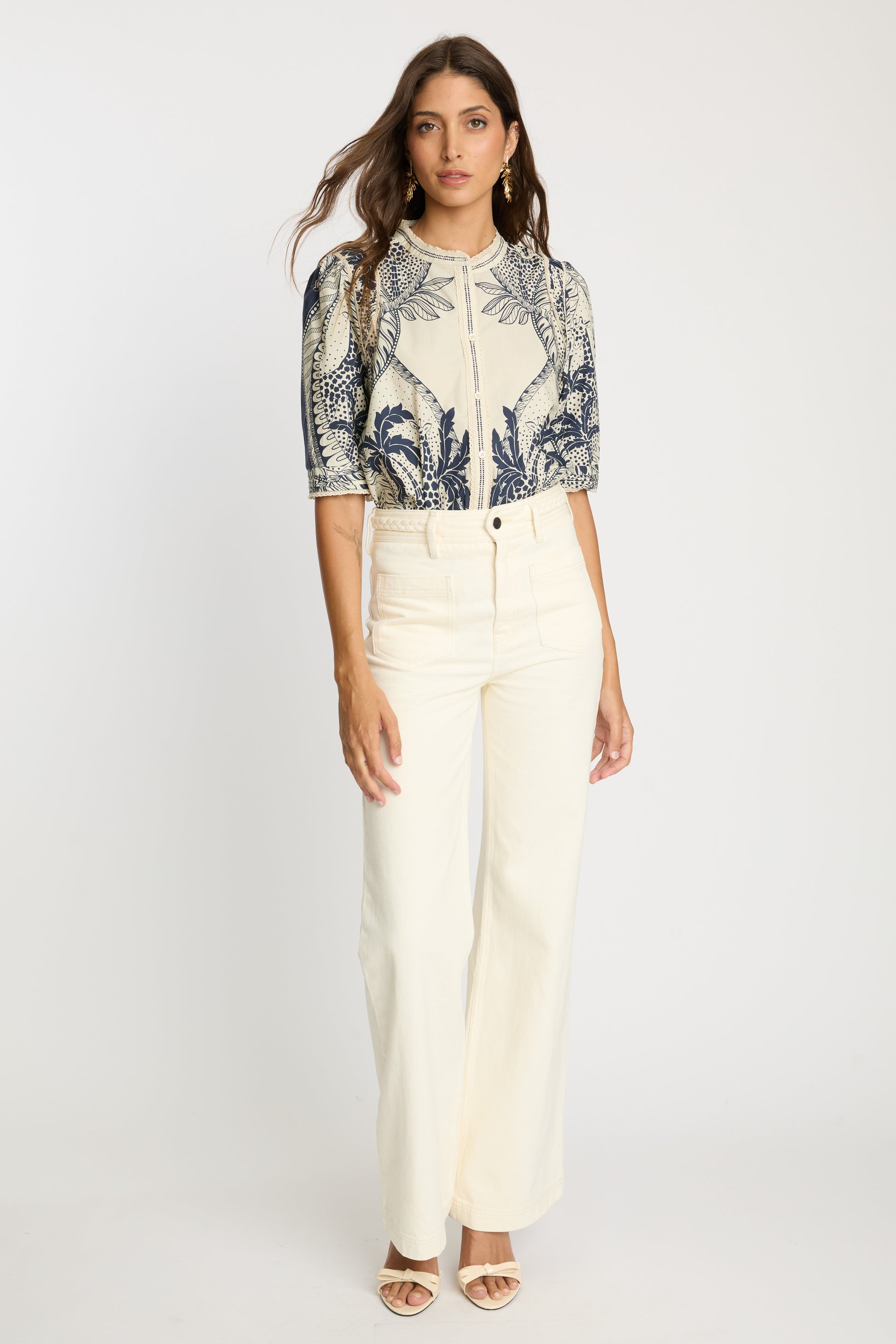 Caballero Erin Top in Ink Island