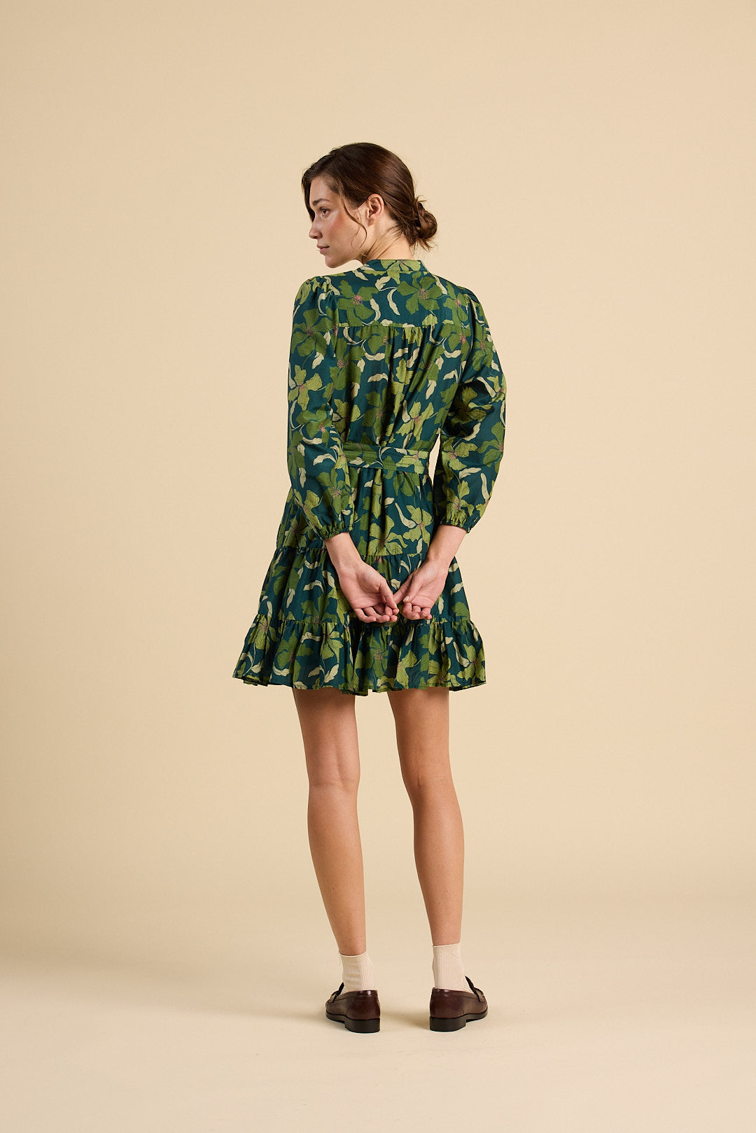Trovata Celeste Dress in Green Canopy
