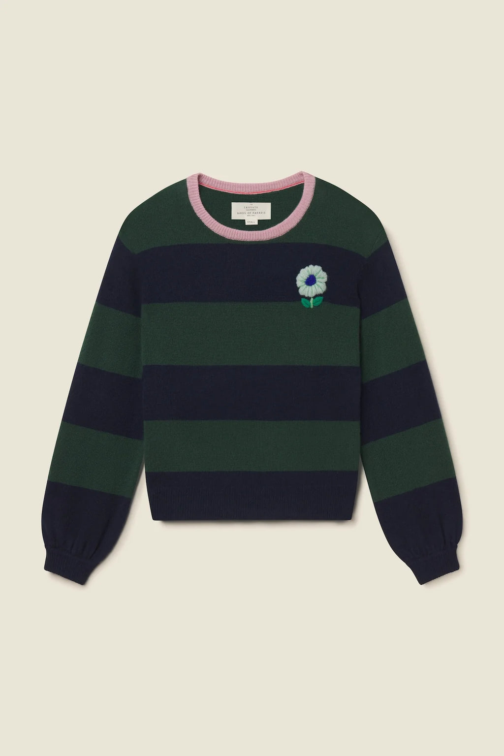 Trovata Ryann Sweater in Navy/Green