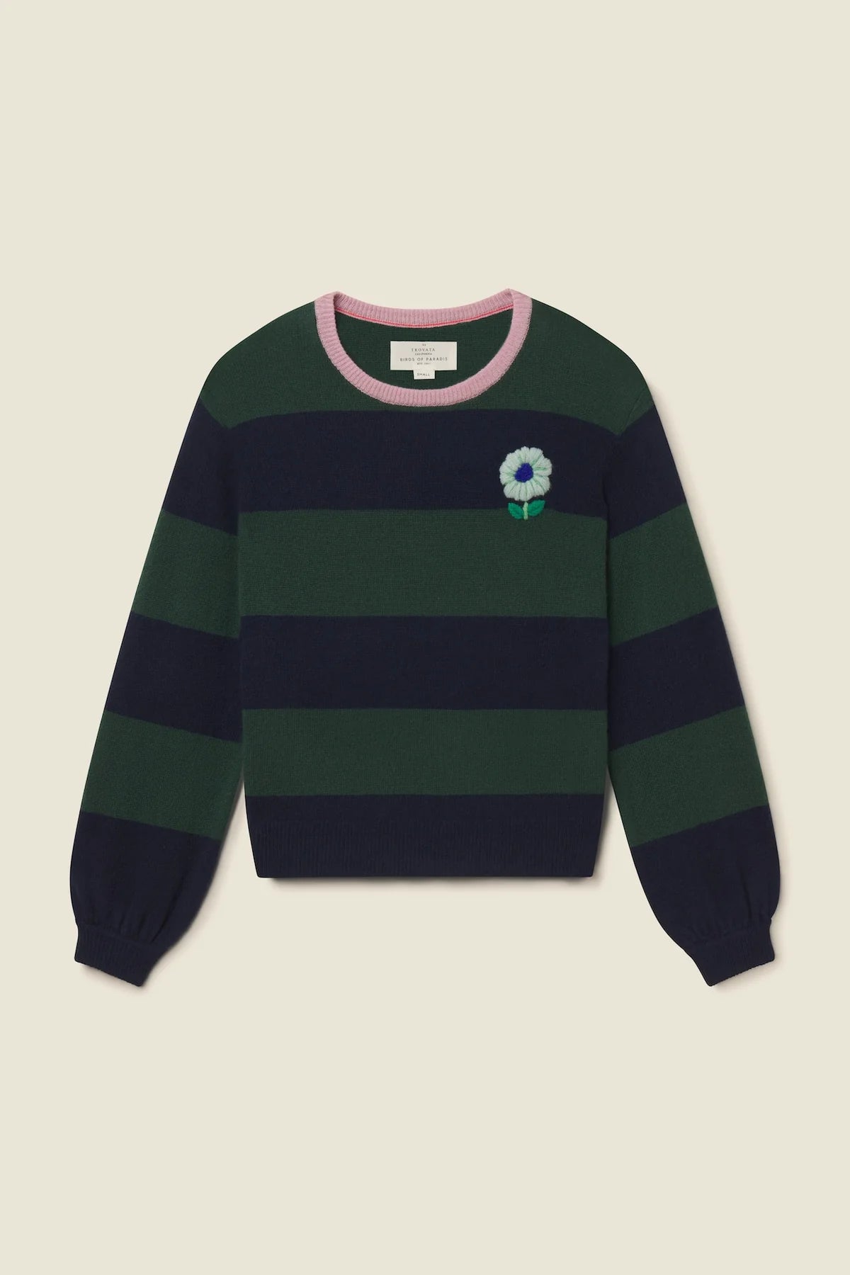 Trovata Ryann Sweater in Navy/Green