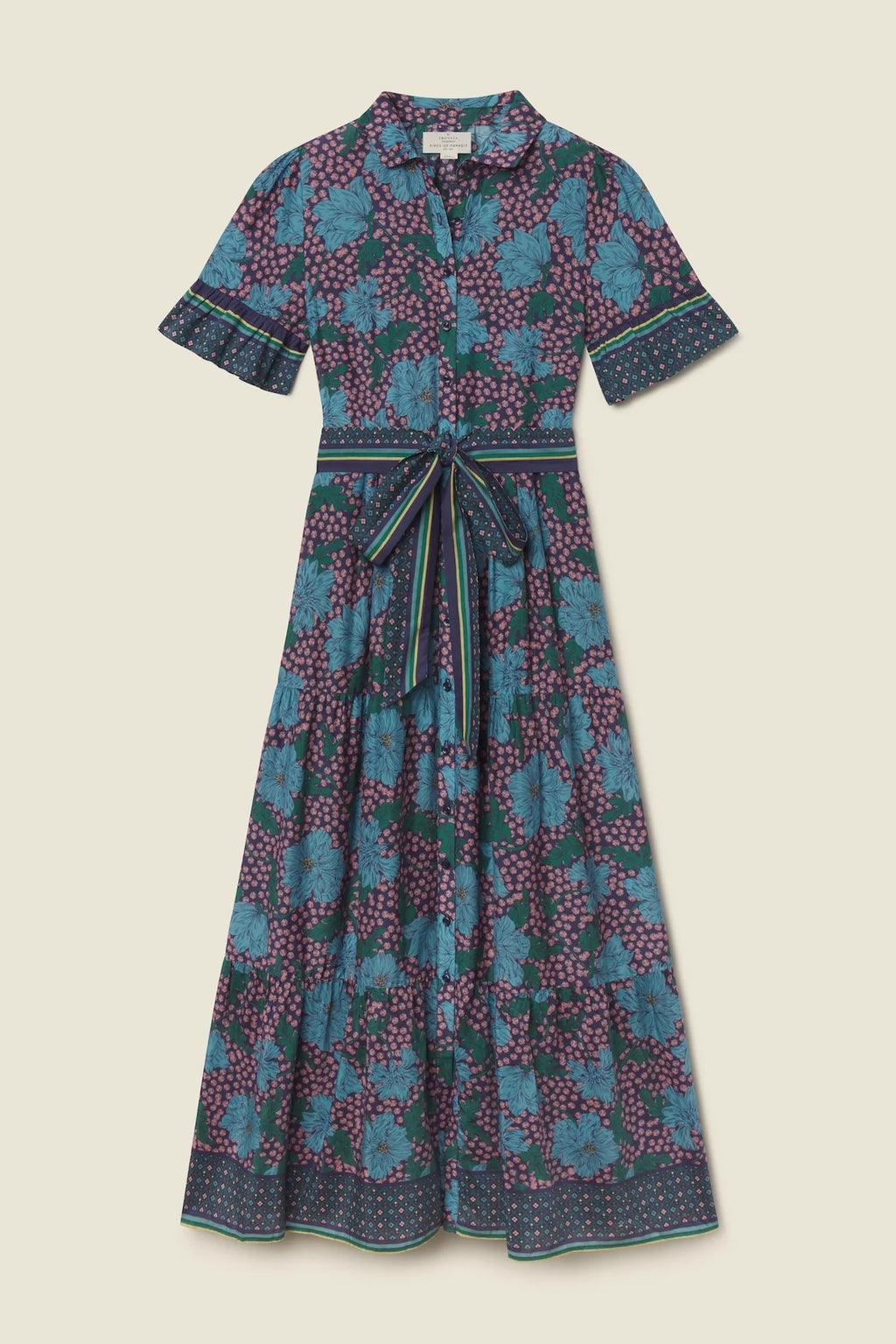 Trovata Martine Dress in Midnight Trellis