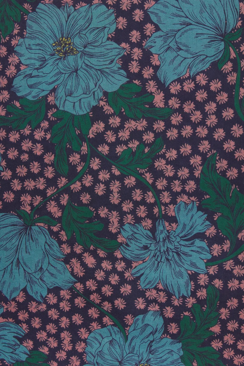 Trovata Martine Dress in Midnight Trellis