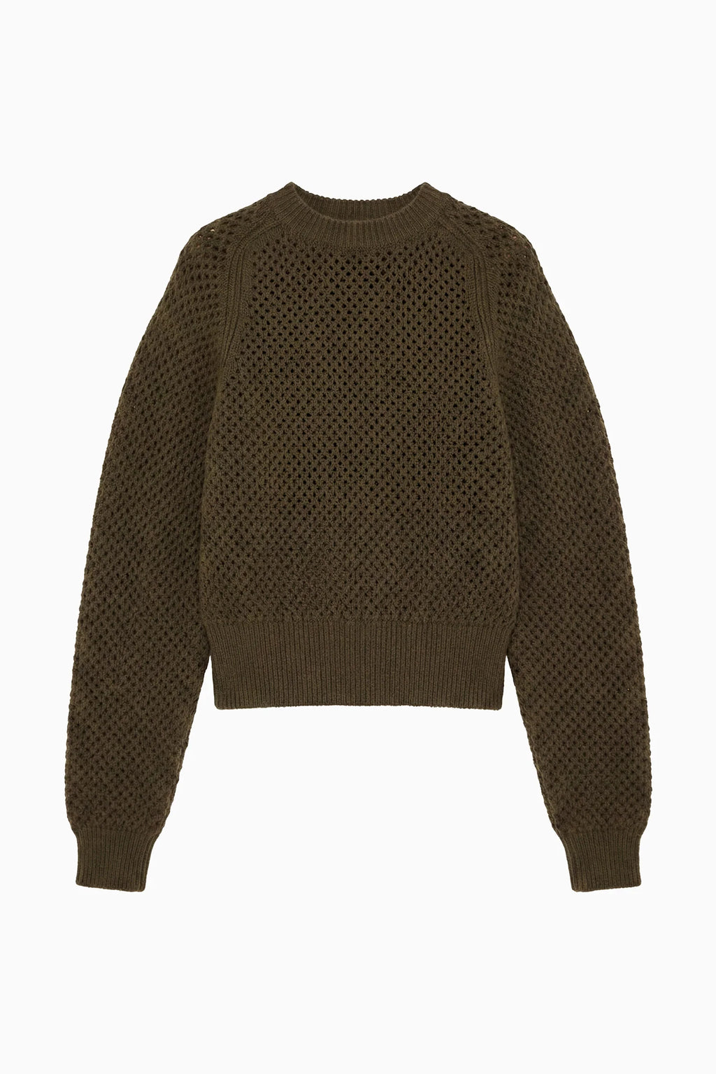 Ulla Johnson Ronan Knit Pullover in Militaire