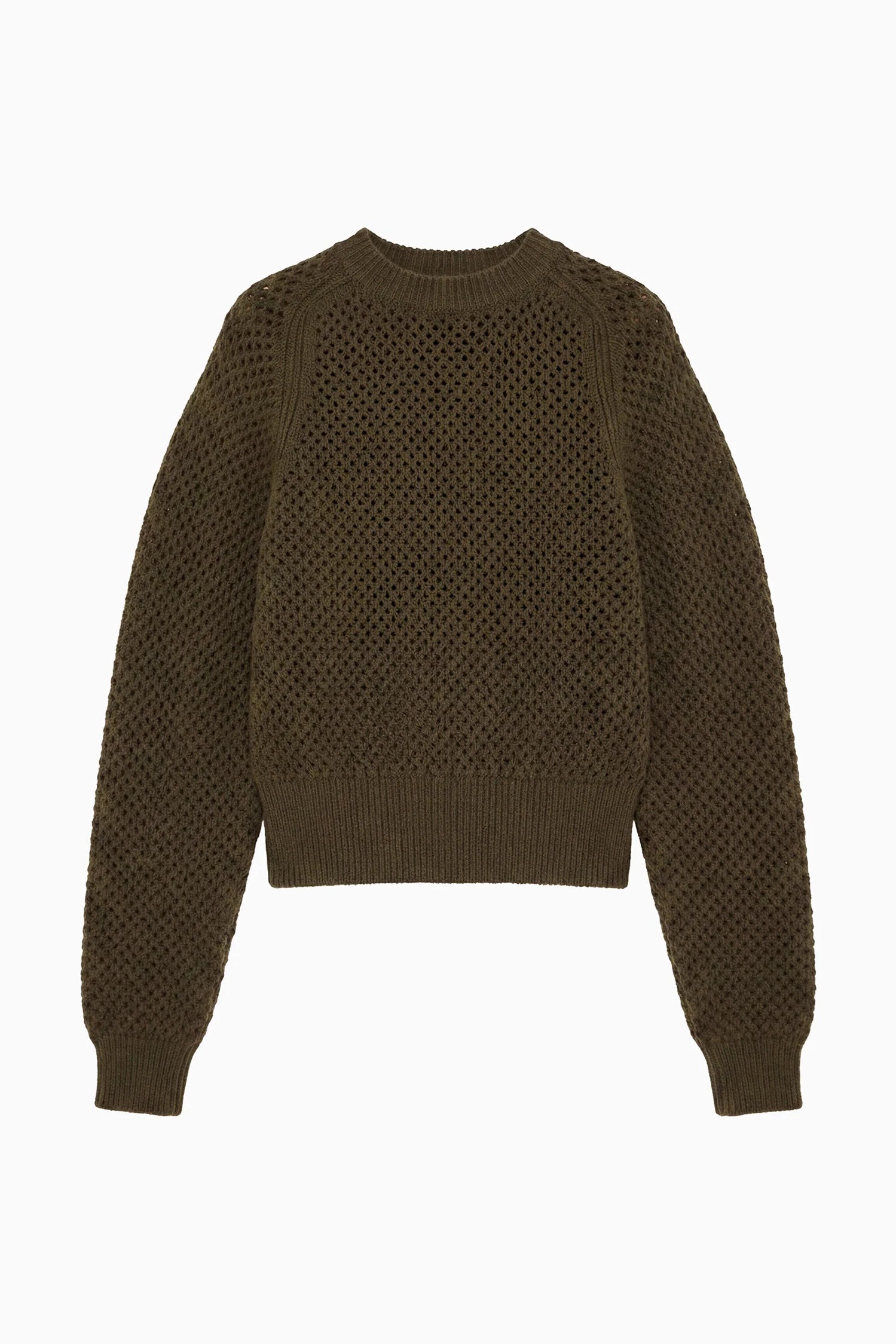 Ulla Johnson Ronan Knit Pullover in Militaire