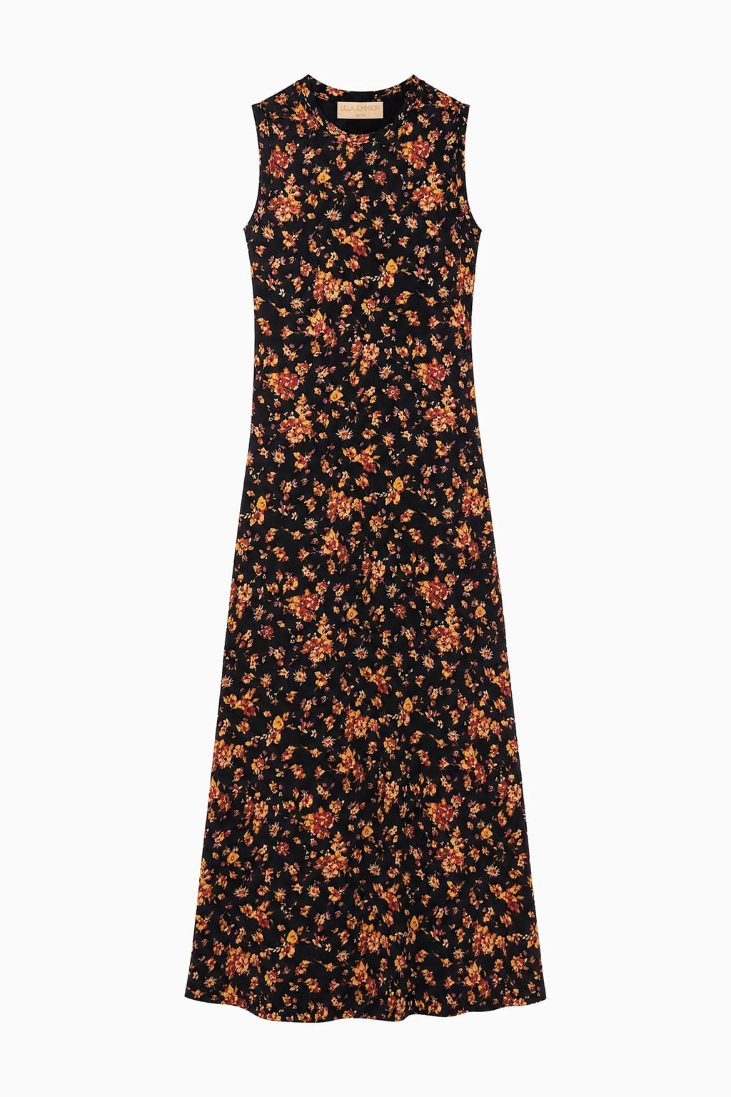 Ulla Johnson Orla Jersey Dress in Noir Floral