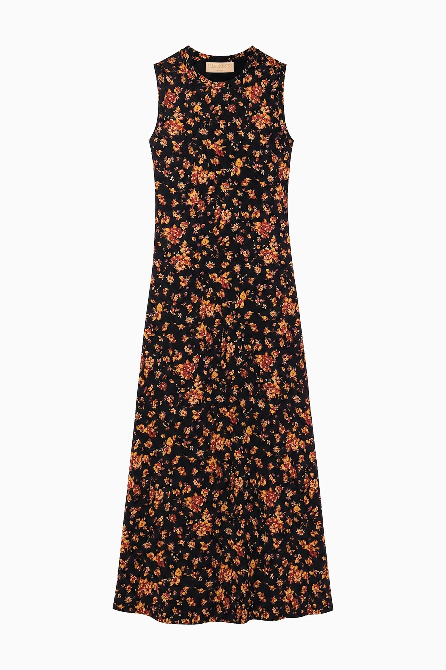 Ulla Johnson Orla Jersey Dress in Noir Floral