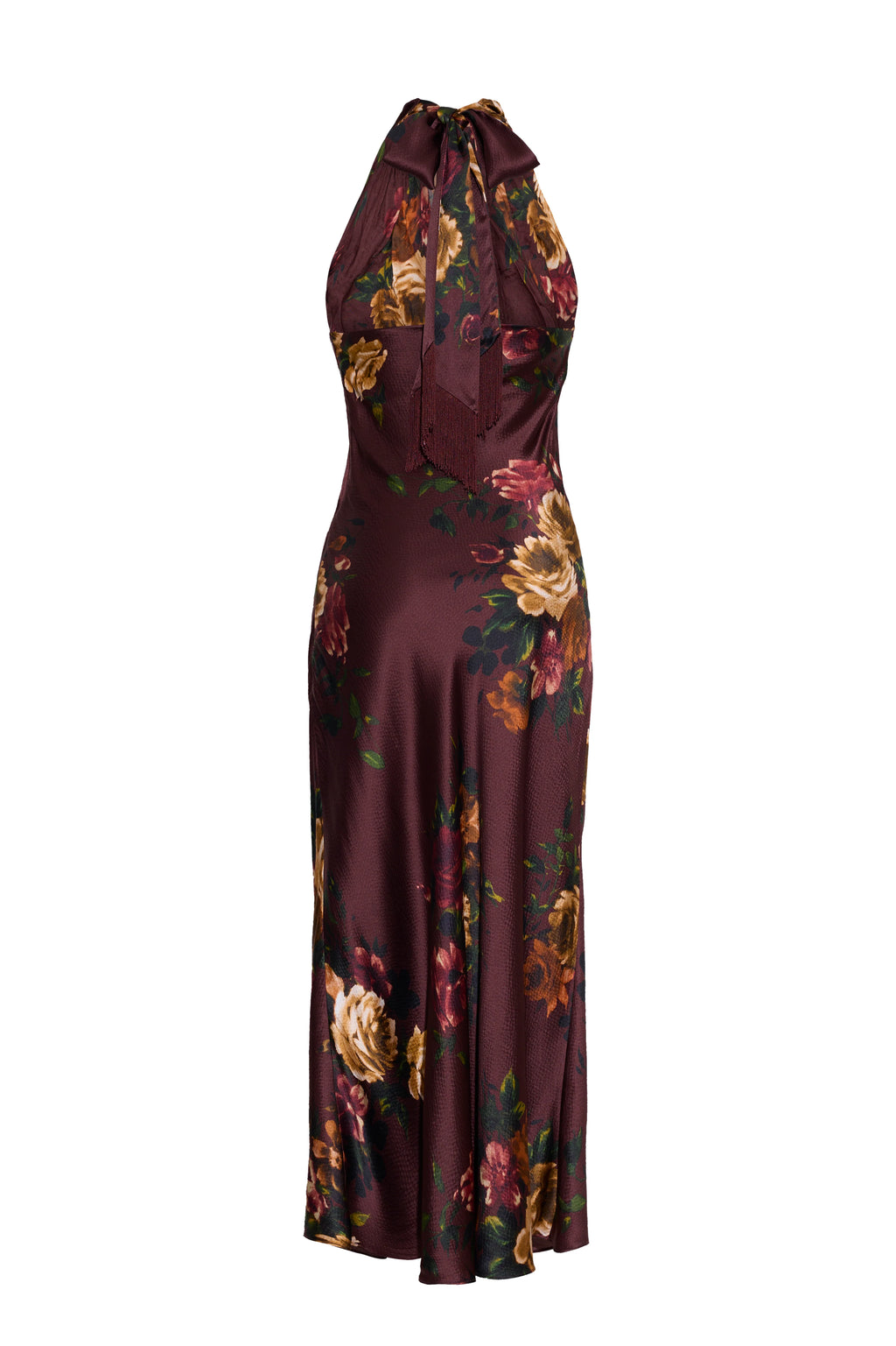 Cara Cara Fara Dress in Ariana Flora Merlot