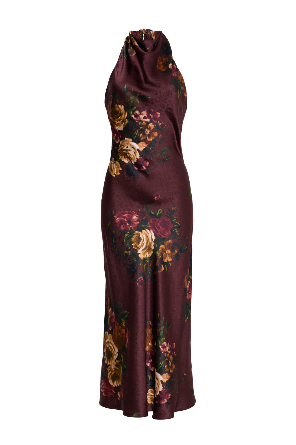 Cara Cara Fara Dress in Ariana Flora Merlot