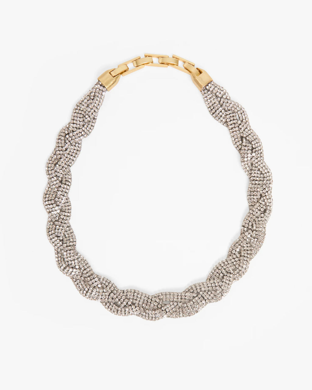 Clare V. Fete Collar in Clear