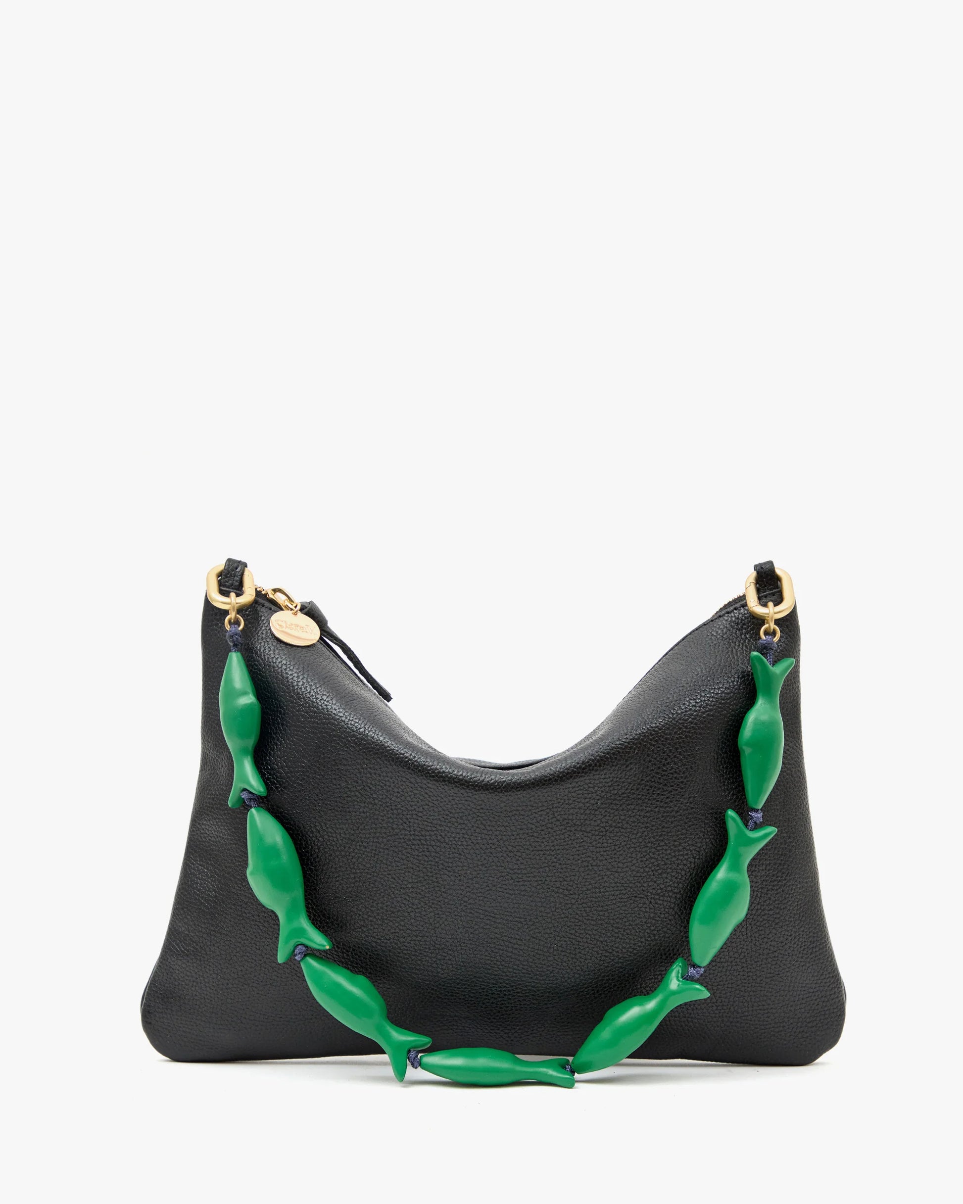 Clare V. Shortie Strap Sardine in Emerald