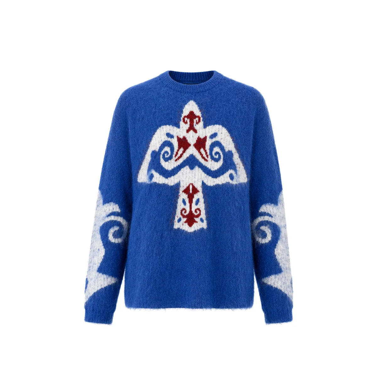 Carolina K Folklore Sweater Dove in Blue