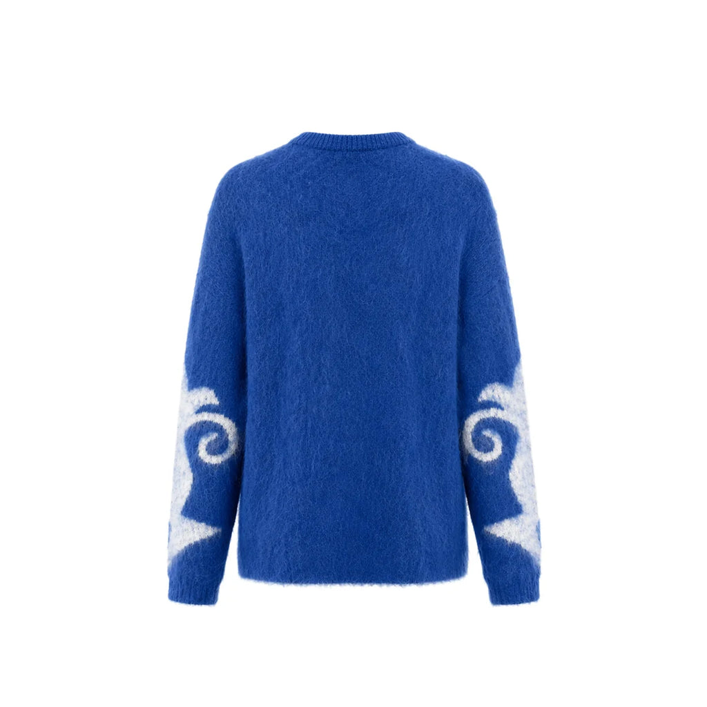 Carolina K Folklore Sweater Dove in Blue