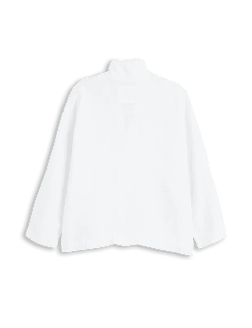 Frank & Eileen Gabi Popover Shirt in White