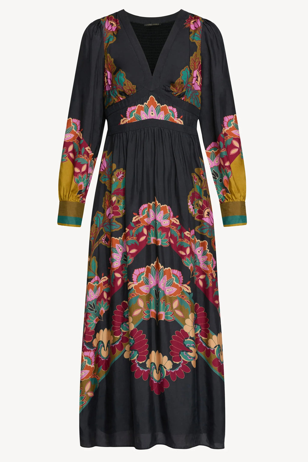 Caballero Perle Dress in Lacquer Bush Lily