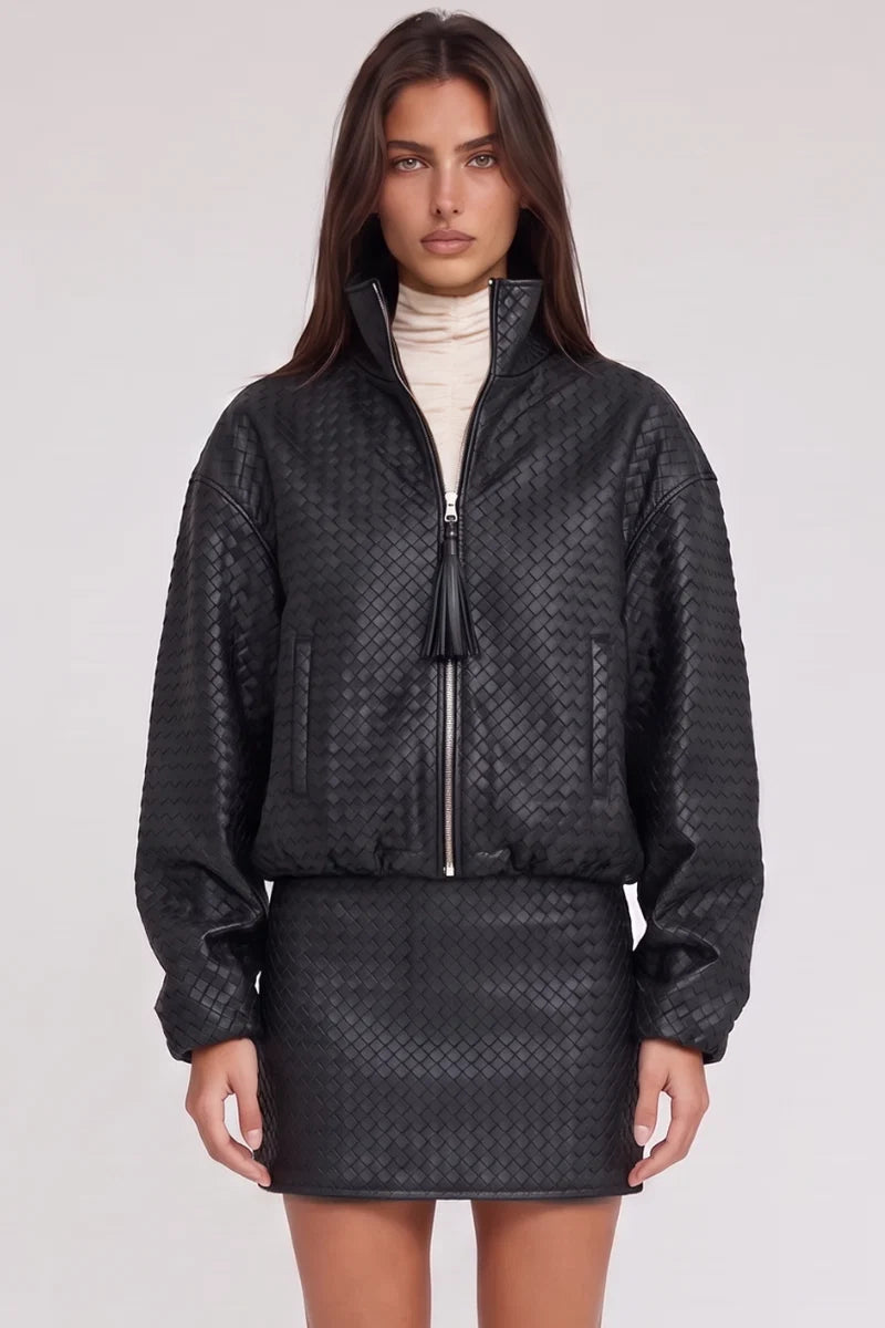 Scarlett Poppies Valentina Jacket in Onyx Black