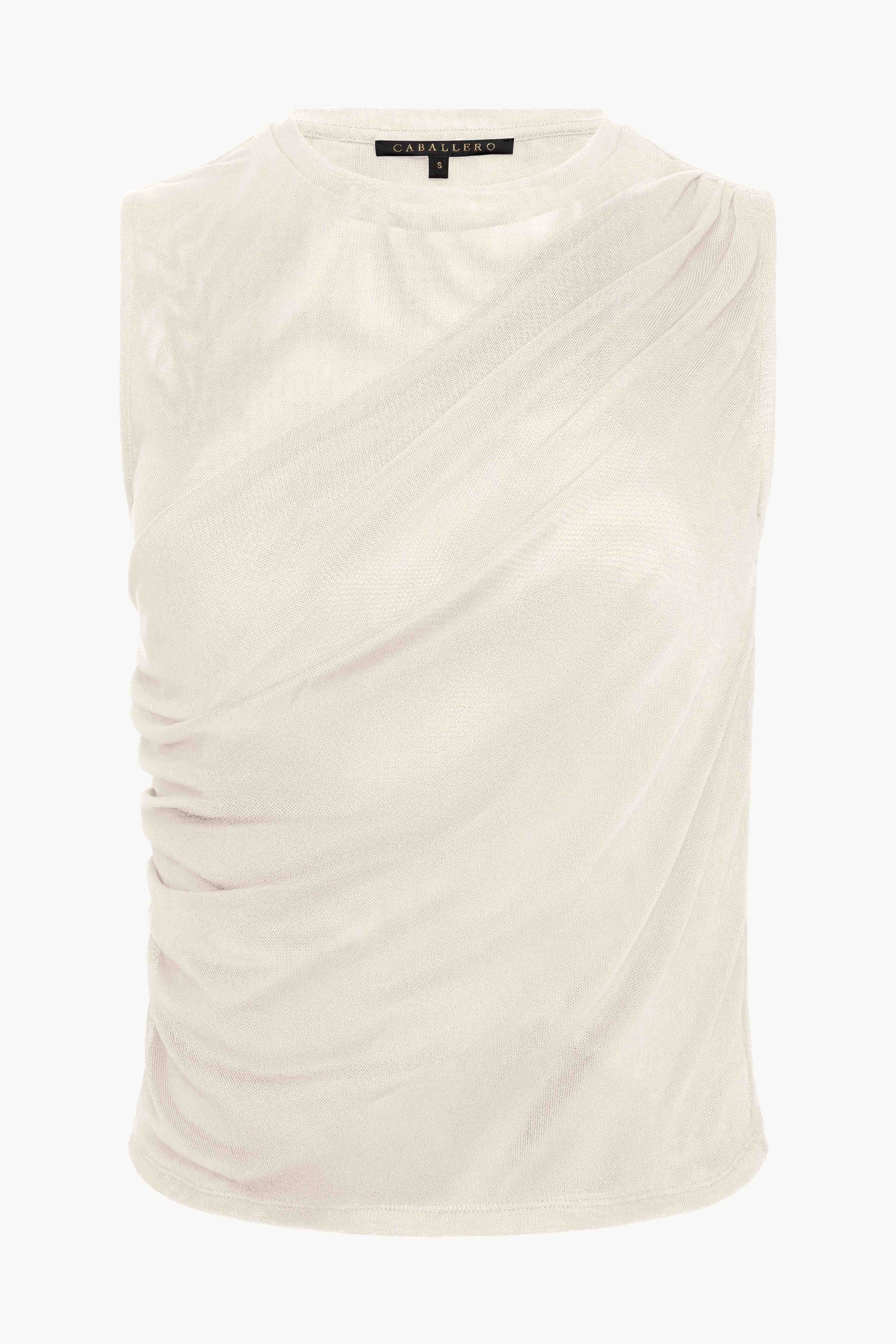 Caballero Devi Top in Cream