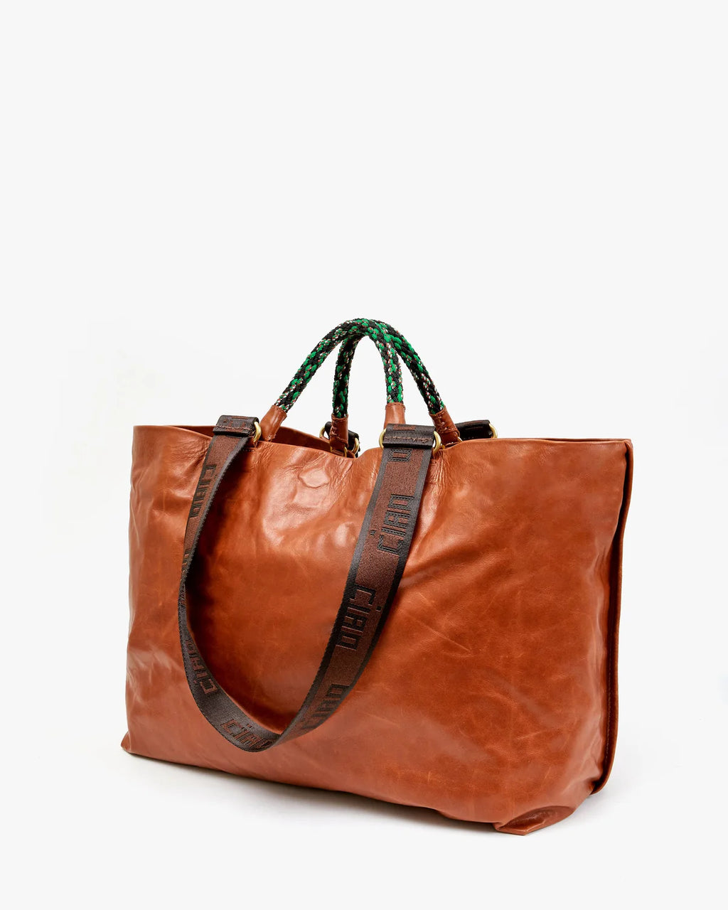 Clare V. Grande Bateau Tote in Camel