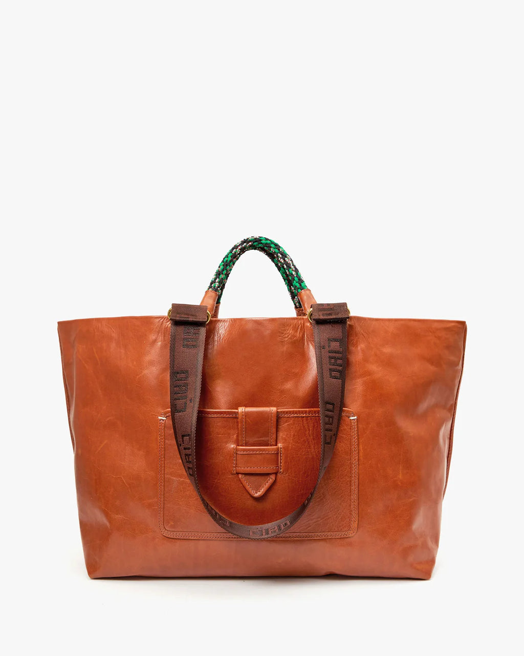 Clare V. Grande Bateau Tote in Camel