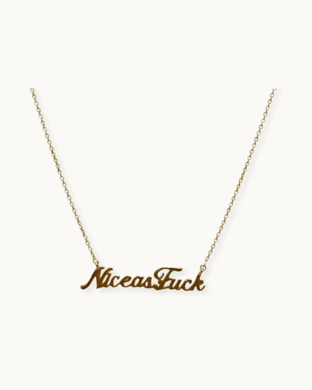 Pade Vavra Nice As Fuck Necklace
